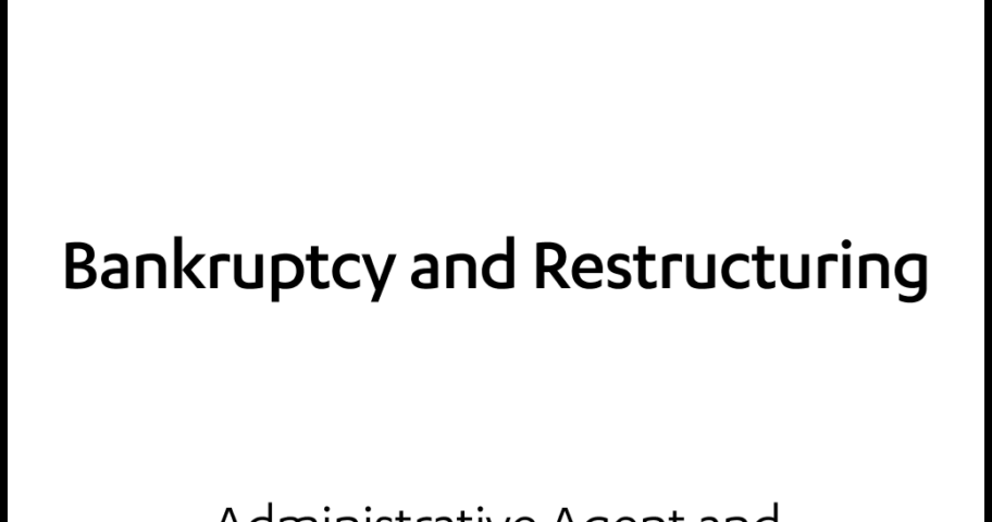 Catalina Bankruptcy and Restructuring Tombstone