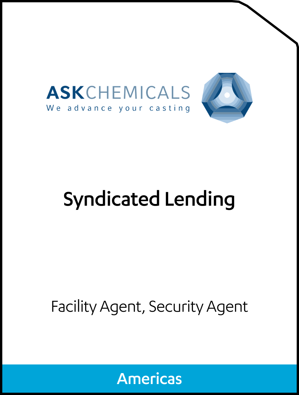 ASK Chemicals Syndicated Lending Tombstone