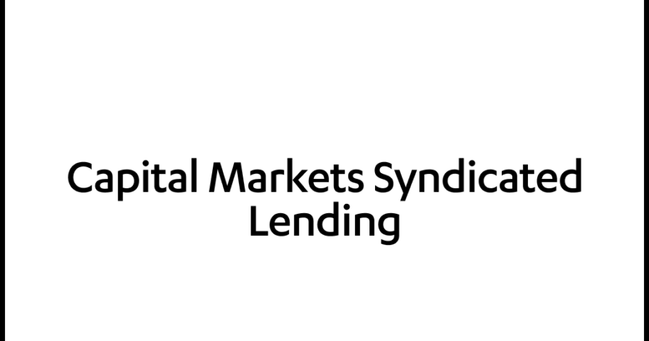 Digitech Systems Capital Markets Syndicated Lending