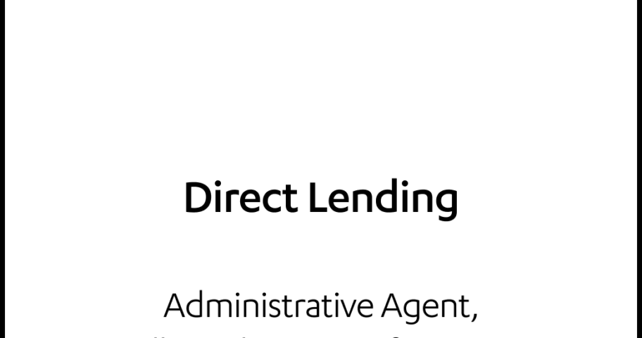 Galapagos Holdings S.A. Direct Lending Tombstone