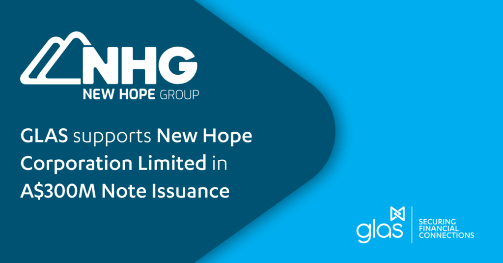 GLAS supports New Hope Corporation Limited in A$300M offering